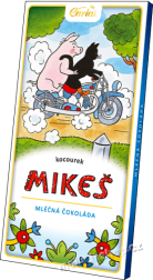 T.č. MIKEŠ mléčná 80g/15ks Carla obdélník VH531 čokoláda