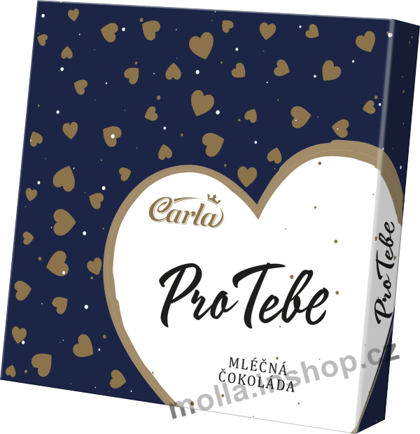 T.č. PRO TEBE 100g/10ks mléčná čtverec CARLA