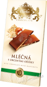 T.č. mléčná s oříšky 80g/15ks CARLA obdélník