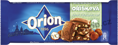 T.č. oříšková 90g/18ks ORION