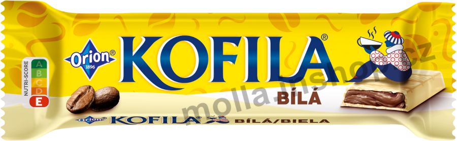 Kofila tyč. bílá 35g/64ks