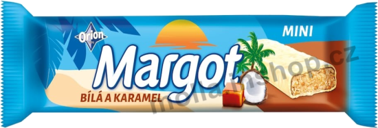 Margot MINI bílá karamel 40g/48ks tyčinka ORION