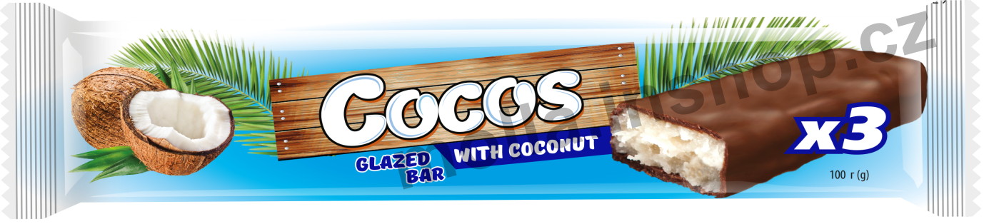 Cocos 100g/20ks tyčinka