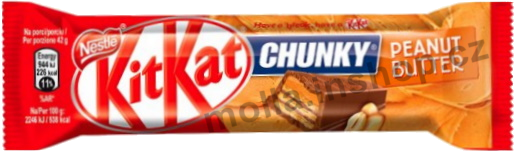 Kit Kat Peanut butter Chunky 42g/24ks tyč. ORION
