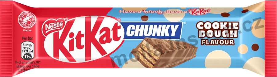 Kit Kat Cookie Dough Chunky 42g/24ks ORION