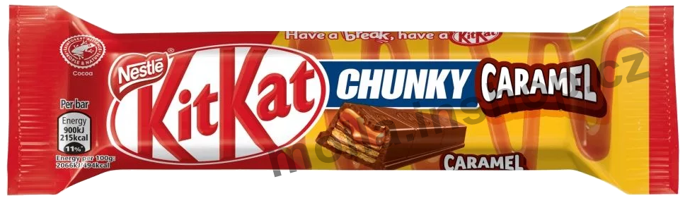 Kit Kat karamel Chunky 43,5g/24ks tyč. ORION