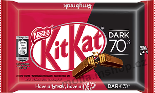 Kit Kat 4 Dark tyčinky 41,5g/24ks ORION