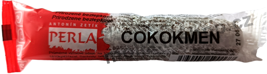 Čokokmen bez cukru 50g/36ks ZETÍK/PERLA přirozeně bezlepkový