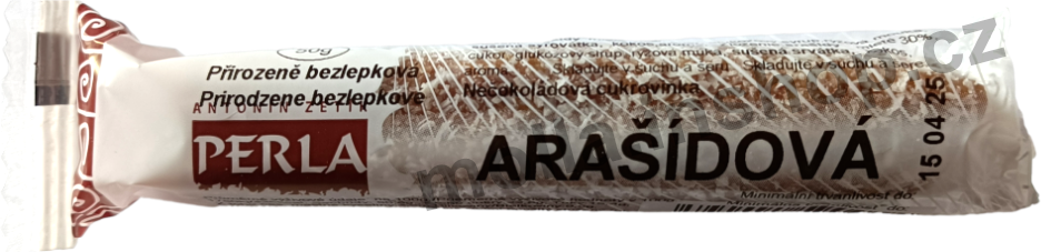 Arašídova.tyč. 50g/36ks ZETÍK/PERLA
