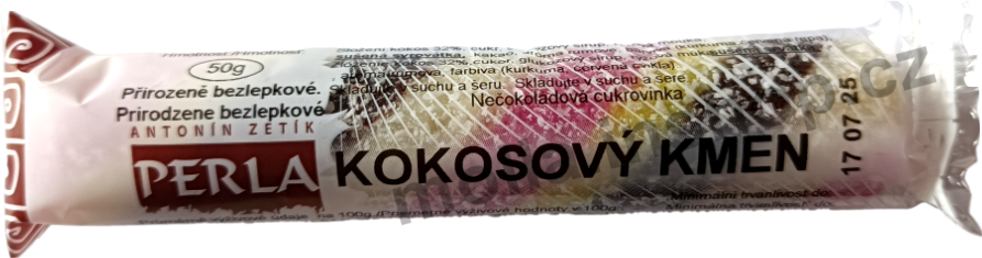 Kokosový kmen 50g/36ks  ZETÍK/PERLA přirozeně bezlepkový