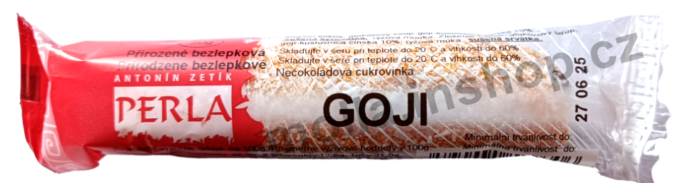 Goji v kokosu  50g/36ks  ZETÍK/PERLA Bez cukru a přirozeně bezlepkový 