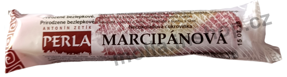 Marcipánová tyčinka 50g/36ks ZETÍK/PERLA přirozeně bezlepkový 