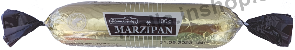 Marcipánová tyč. hnědá 100g/30ks