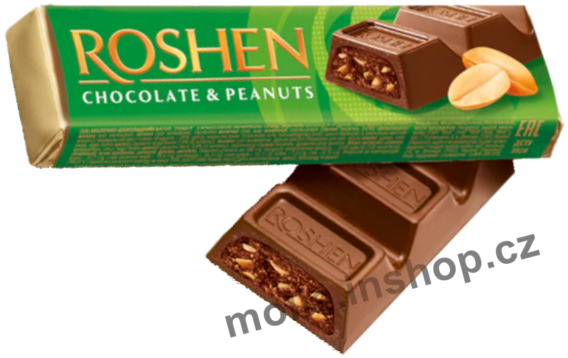 Roshen Bar ml.tyč. s arašidy a čok. 40g/30ks