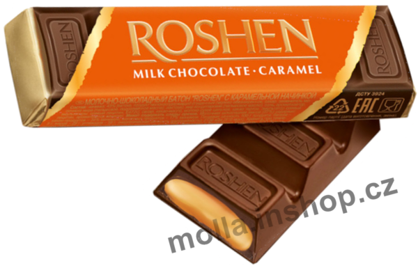 Roshen Bar ml.tyč. a karamel  40g/30ks 