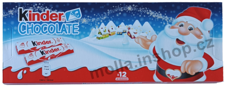 Kinder čokoláda 150g/24ks T12 Sezónní balení