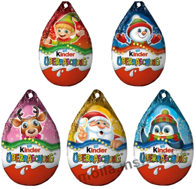Kinder Surprise Pendant vajíčka 20g/72ks Sezonní /závěsná/   
