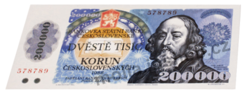 Fikar Bankovky 20,- Kčs dezert 60g/50ks