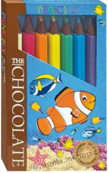 Čoko pastelky Rybičky 100g/15ks  Nemo