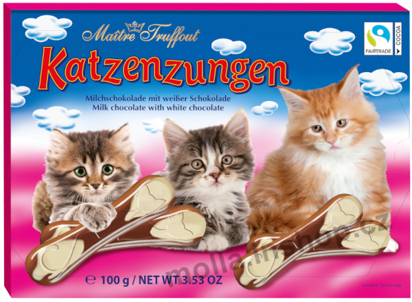 Kočičí tlapičky bíloml. 100g/22ks  M.T.