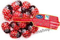 Čokoládové berušky 85g/26ks síťka Only