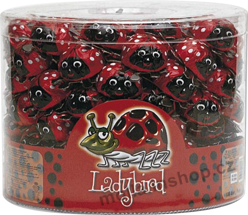 Čokoládové berušky 8g/100ks v dóze figurky Lady Bird