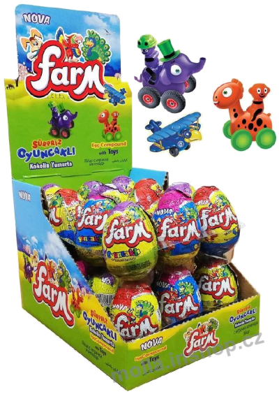Vejce Nova  Farm  25g/24ks pochoutka