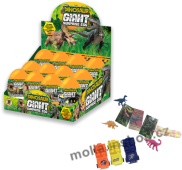 VEJCE  Dinosaur Giant 14g/12ks plast  s komprimátem a s překvapením