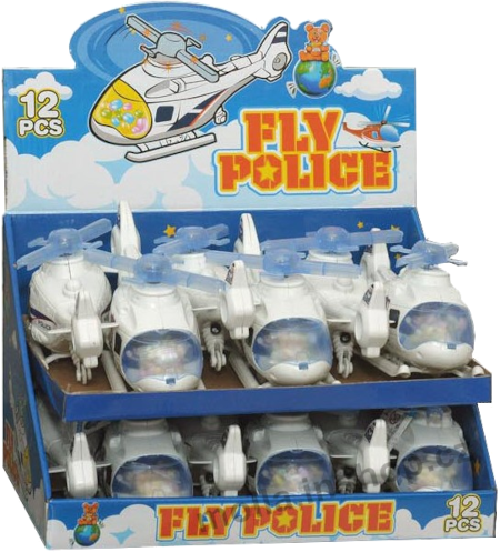 Letadlo FLY Police 10g/12ks vrtulník 