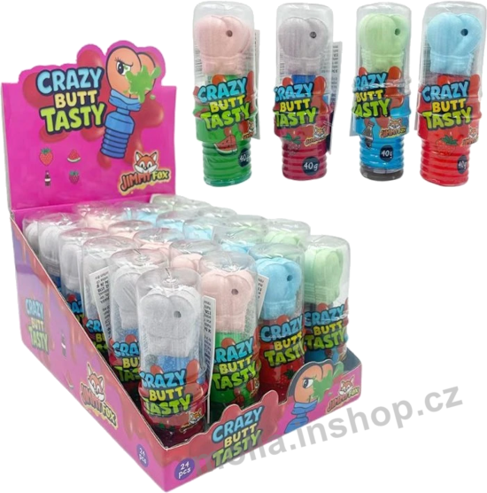 Crazy Butt Tasty 40g/24ks JF lízátko a gel