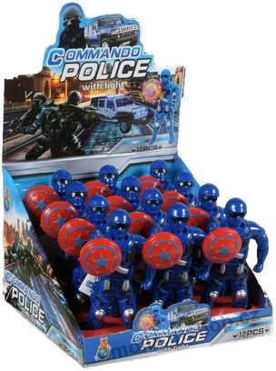 Commando Police se světlem 5g/12ks Policie Jimmy Fox