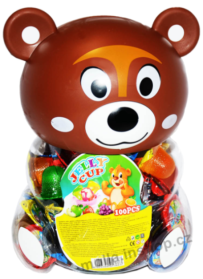 JELLY Cup Medvídek želé 13g/100ks Bear