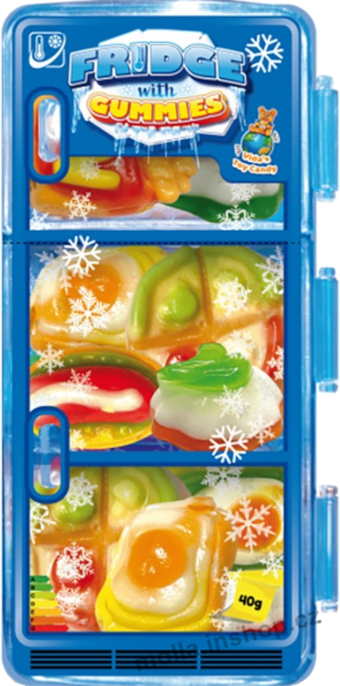 Lednička 40g/15ks Fridge with Gummies želé s ovocnou příchutí