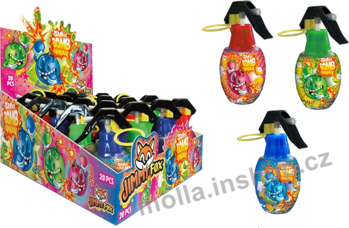 Spray Bomb Granát 50ml/20ks Jimmy fox