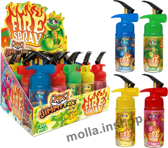 Spray Hasicí přístroj 50ml/20ks  Jimmy Fox  Fire Extinguisher