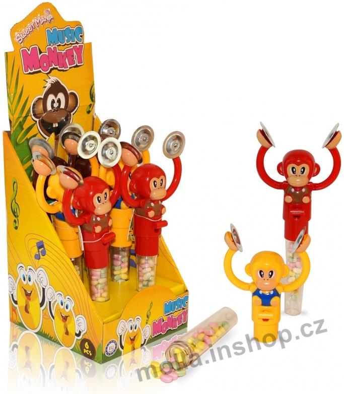 Music monkey-opice s činely 10g/6ks