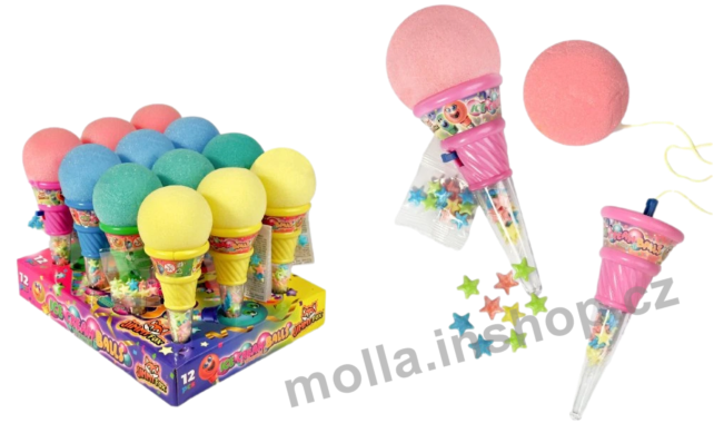 Vystřelovací balonek 8g/12ks Ice Cream balls