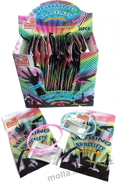 SM Lighting bracelet 1g/36ks práskací prášek svítící náramek