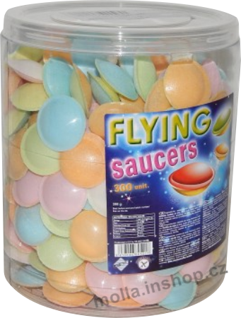 UFO dóza oplatka s kyselým práškem 1,3g/300ks