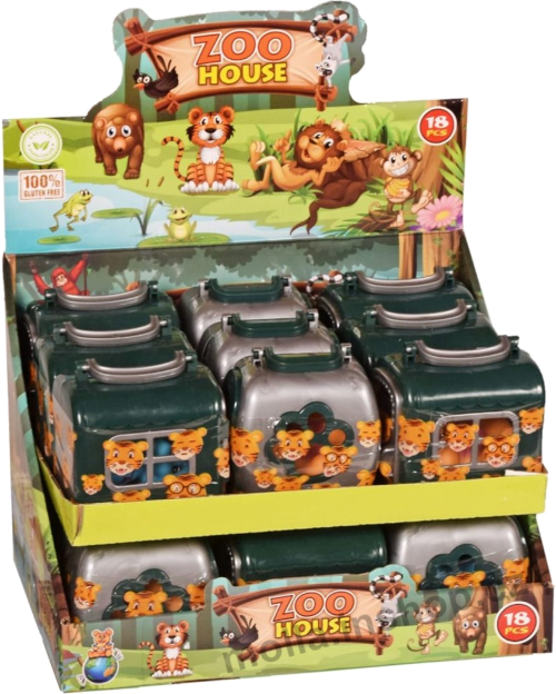 ZOO House - zvířátko v domečku 3g/18ks
