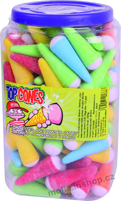 Zmrzlinky-lipo s práš 12,5g/150ks Top Cones
