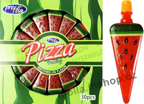 Želé PIZZA Watermelon 50g/30ks pudding Jelly Candy