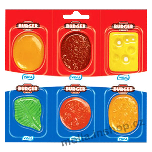 Želé Burger Vidal 66g/11ks  skládací