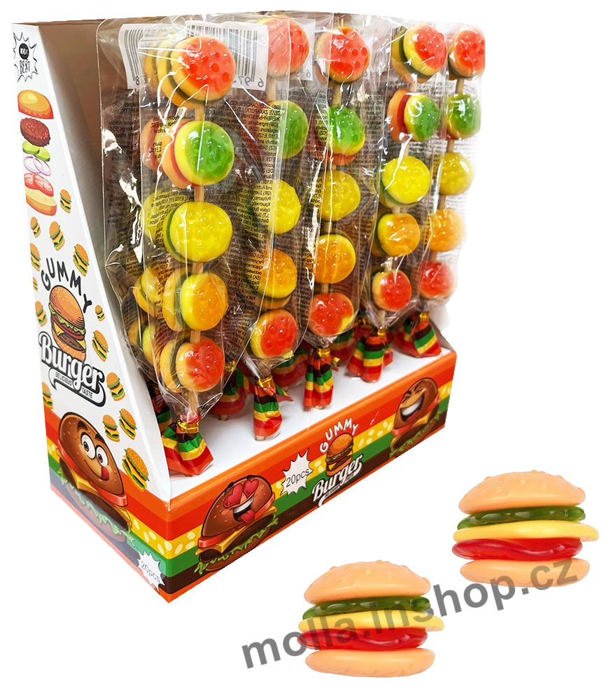 Želé Burger Gummy tyčka 18g/20ks