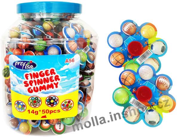 Želé Finger Spinner Gumy 14g/50ks