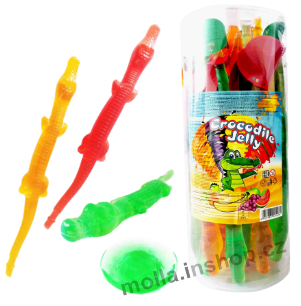 Želé Krokodýl Jelly 75g/24ks dóza