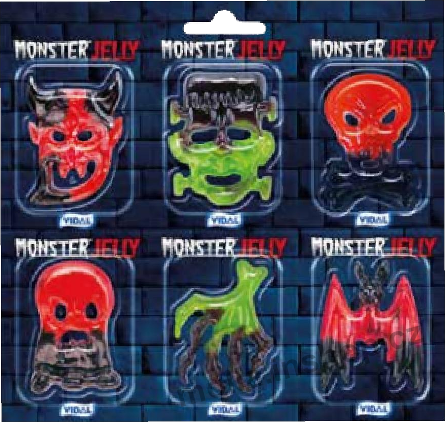 Želé ve vaničce Monster Jelly 11g/66ks  VIDAL