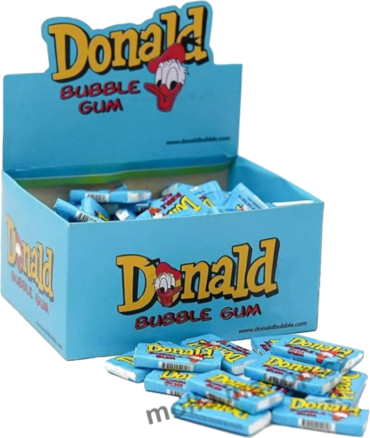 Žvýkačky Donald 4,5g/100ks tutti frutti