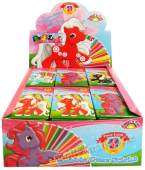 Žvýkačky PONYLAND v krabičce 28g/18ks s kartičkou