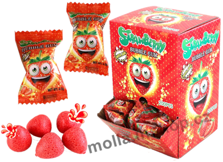 Žvýkačka Jahoda 4,5g/200ks 